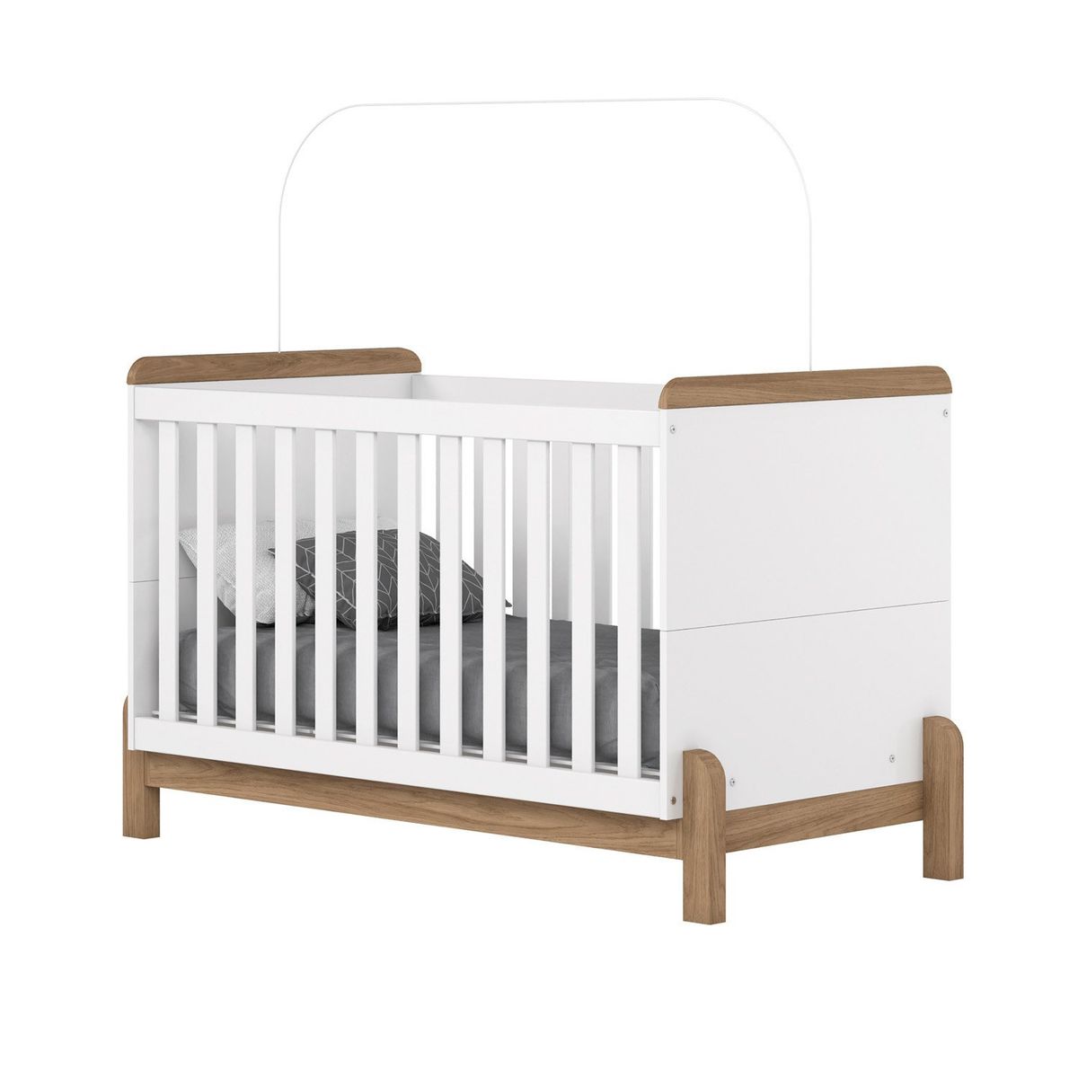 HOME MOBILI - Cuna 2 En1 Ternura Blanco Home Mobili