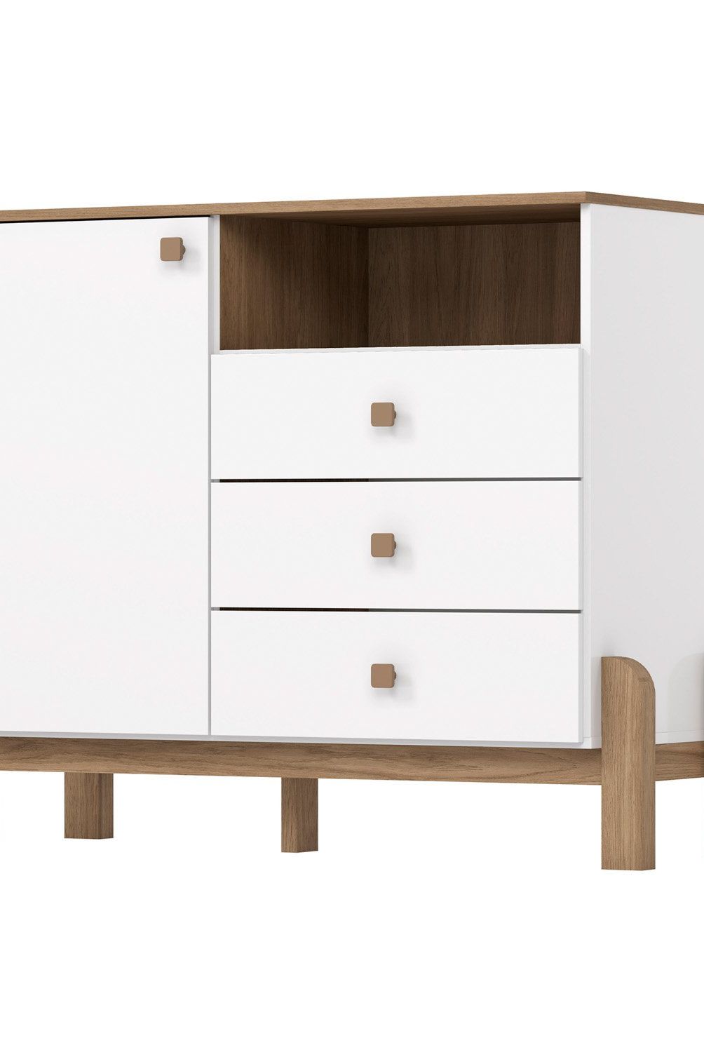 HOME MOBILI - Cómoda 3 Cajones 1 Puerta Ternura Home Mobili
