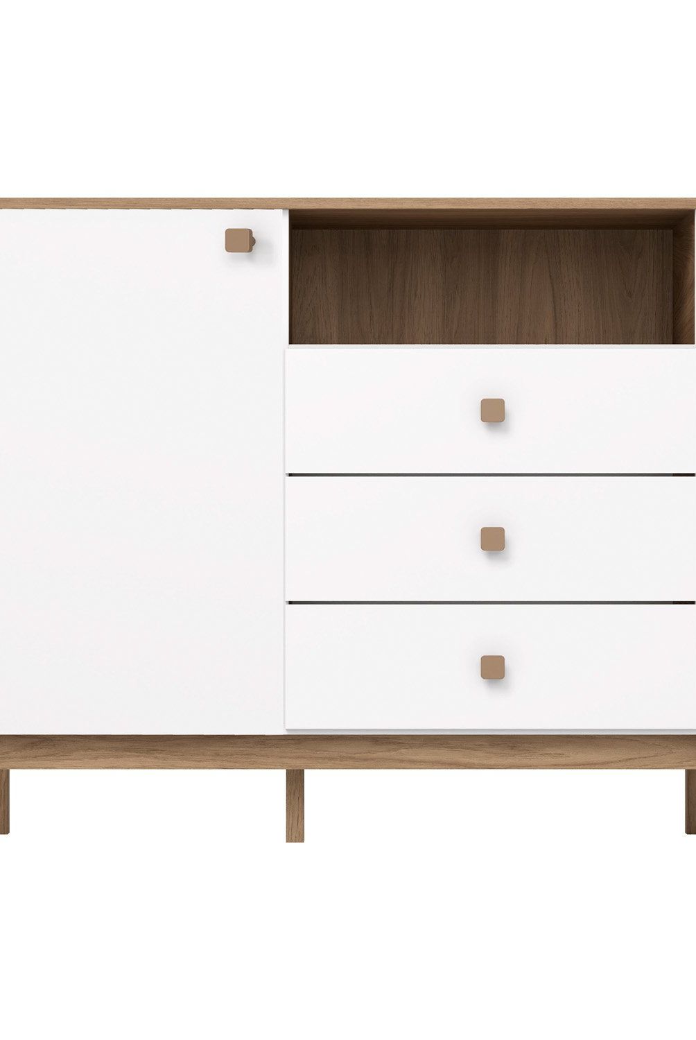 HOME MOBILI - Cómoda 3 Cajones 1 Puerta Ternura Home Mobili