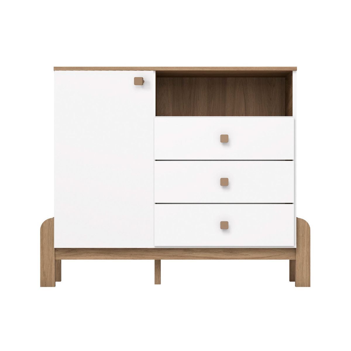 HOME MOBILI - Cómoda 3 Cajones 1 Puerta Ternura Home Mobili