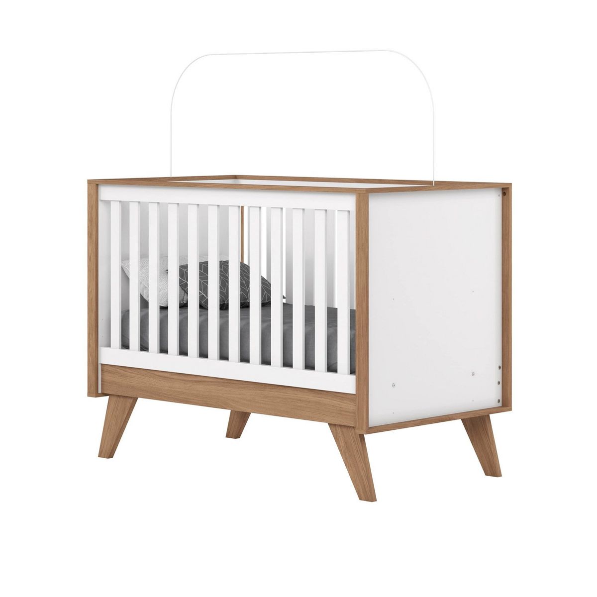 HOME MOBILI - Cuna 3 En1 Confete Blanco Home Mobili