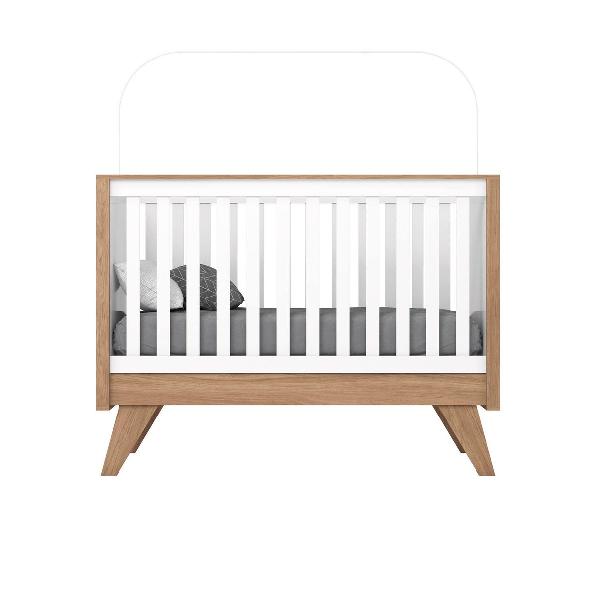 HOME MOBILI - Cuna 3 En1 Confete Blanco Home Mobili