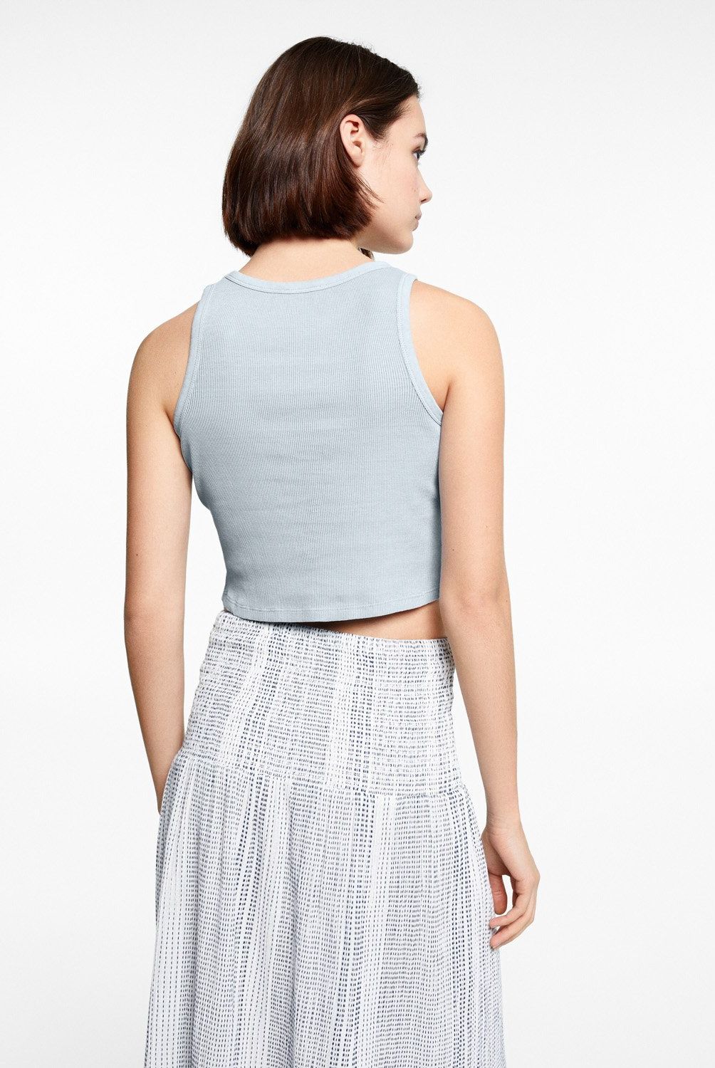 MANGO TEEN - Top Crop Algodón Mujer Mango Teen
