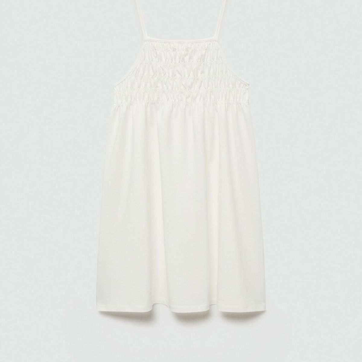 MANGO KIDS - Vestido Detalles Fruncidos Niña Mango Kids