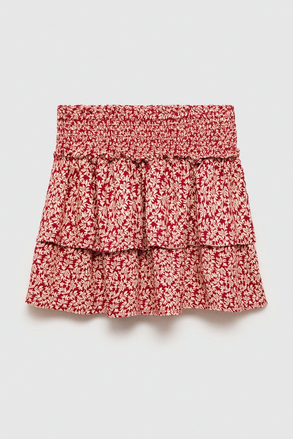 MANGO KIDS - Falda Volantes Estampada Niña Mango Kids