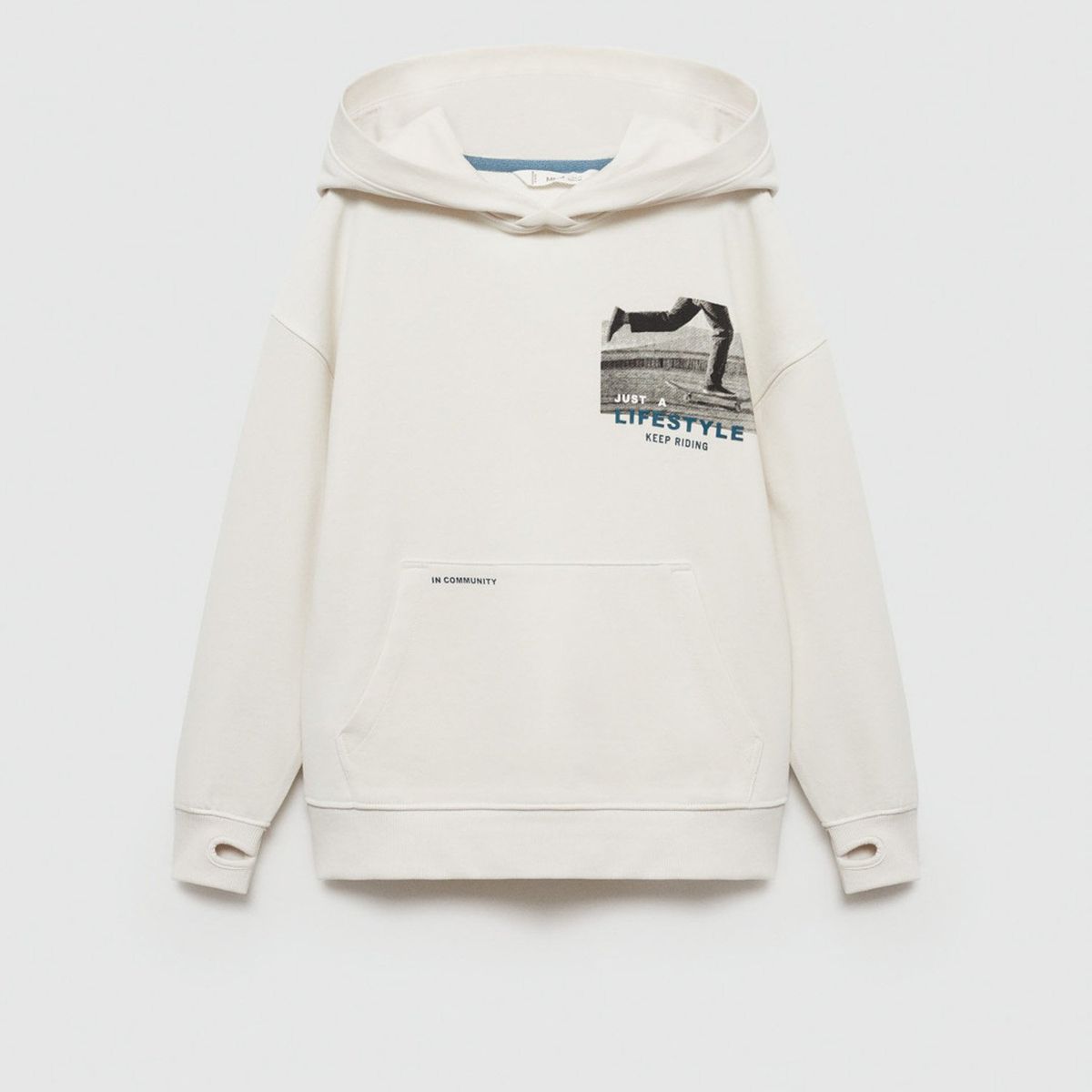 MANGO KIDS - Polerón Algodón Estampada Niño Mango Kids