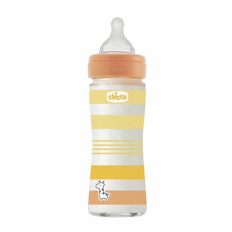 CHICCO - Mamadera Well Being Vetro Glass 250 Chicco