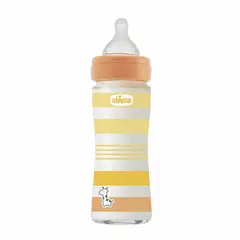 CHICCO - Mamadera Well Being Vetro Glass 250