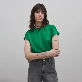 IKKS - Polera 100% Lino Mujer
