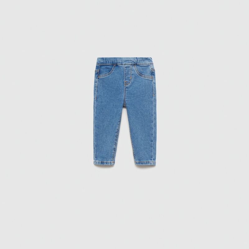 MANGO KIDS - Jeans Cintura Elástica Bebé Niña Mango Kids