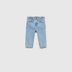 MANGO KIDS - Jeans Paperbag Bebé Niña