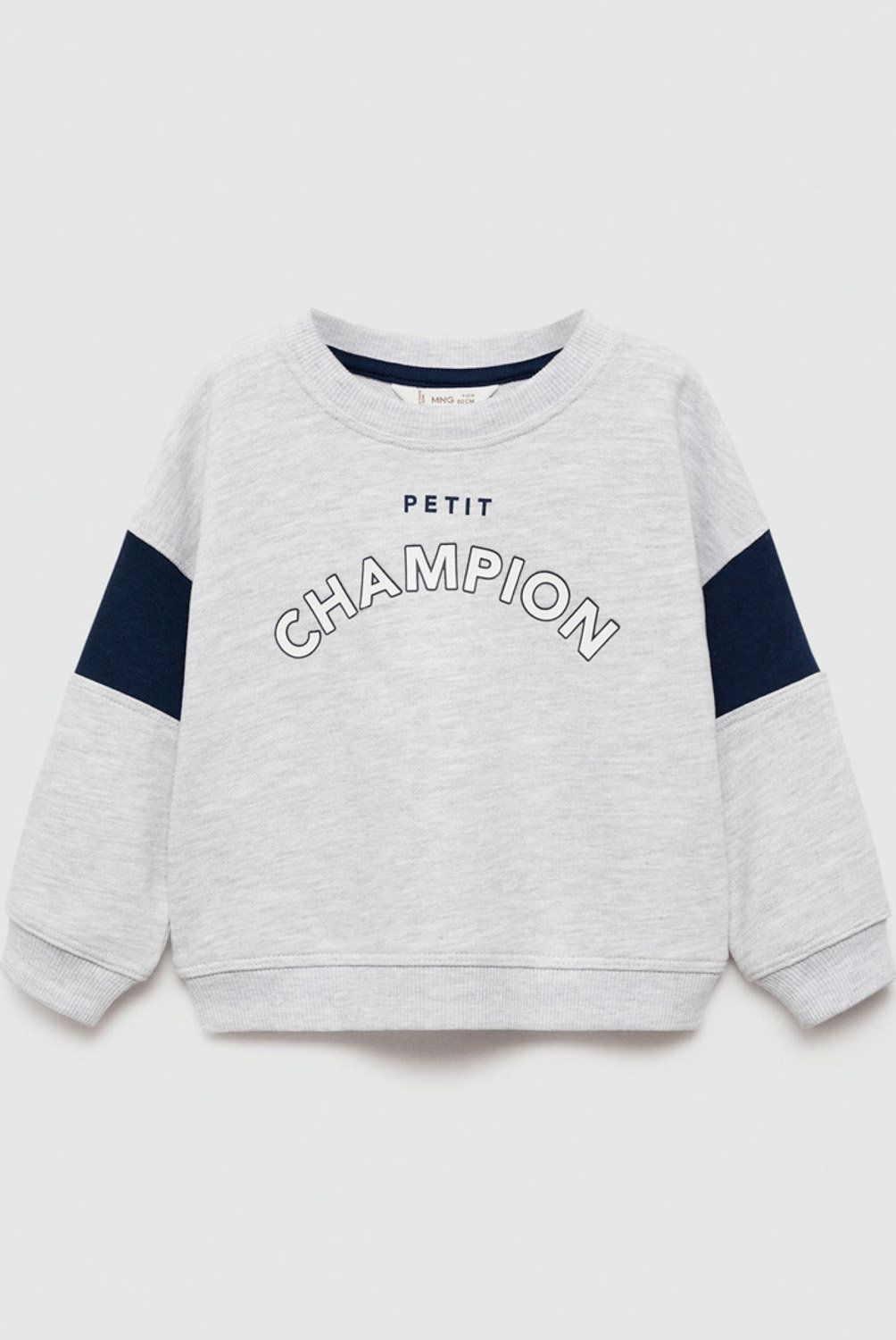 MANGO KIDS - Polerón Estampada Mensaje Bebé Niño Mango Kids