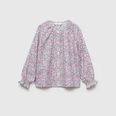 MANGO KIDS - Blusa Estampada Botones Bebé Niña