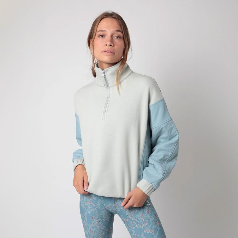 MALI - Polerón Deportivo Con Cuello Alto Mujer Mali