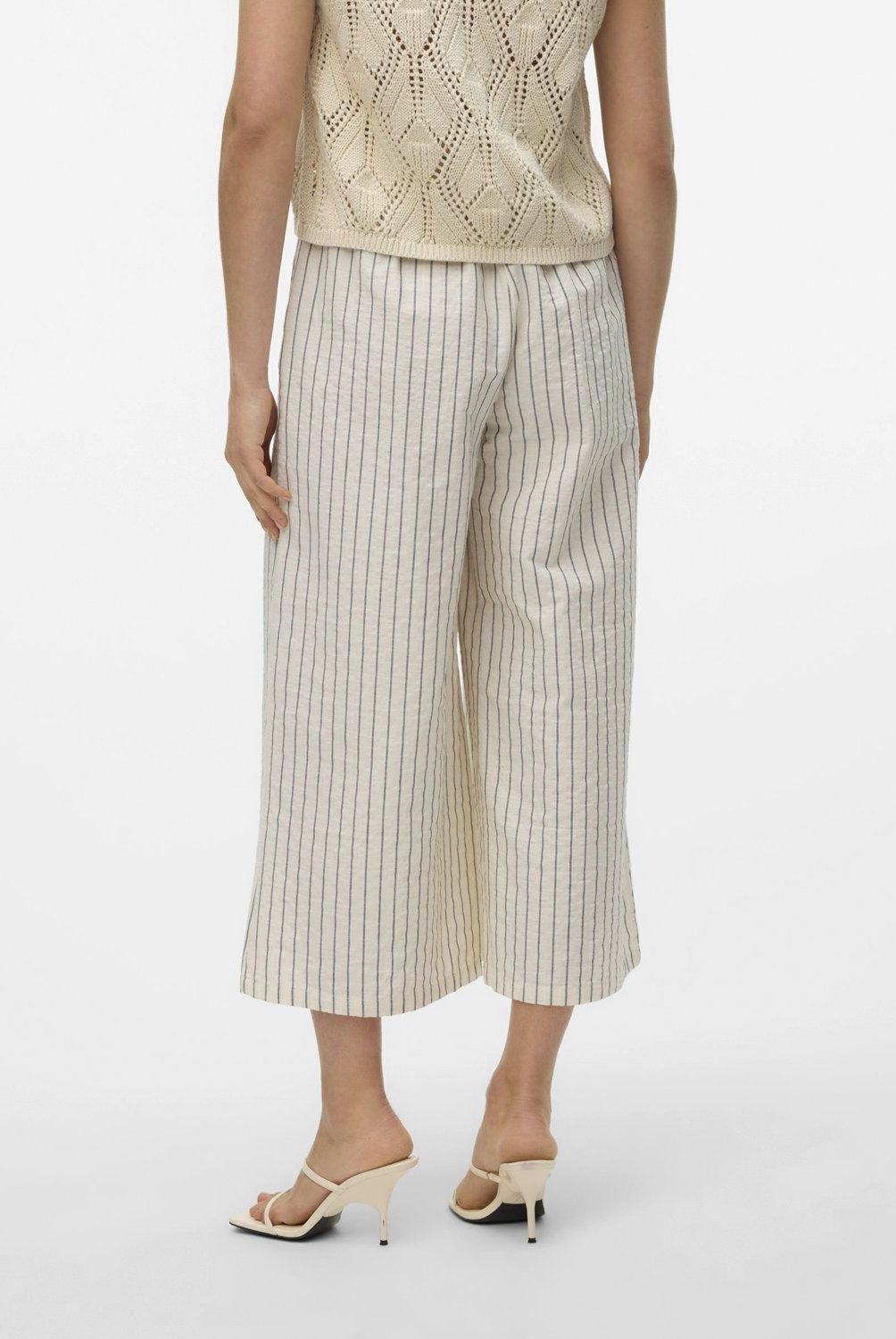 VERO MODA - Pantalón Ancho Rayas Mujer Vero Moda