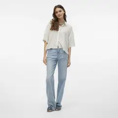 VERO MODA - Blusa Lino Mujer