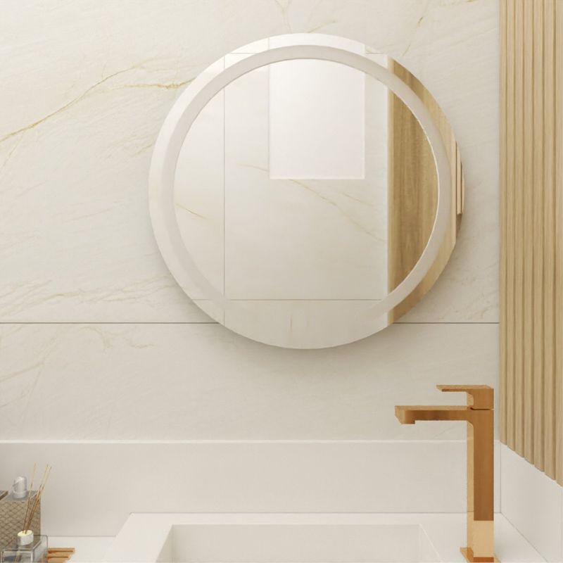 TUHOME - Espejo De Pared Redonda 60 Cm Tuhome