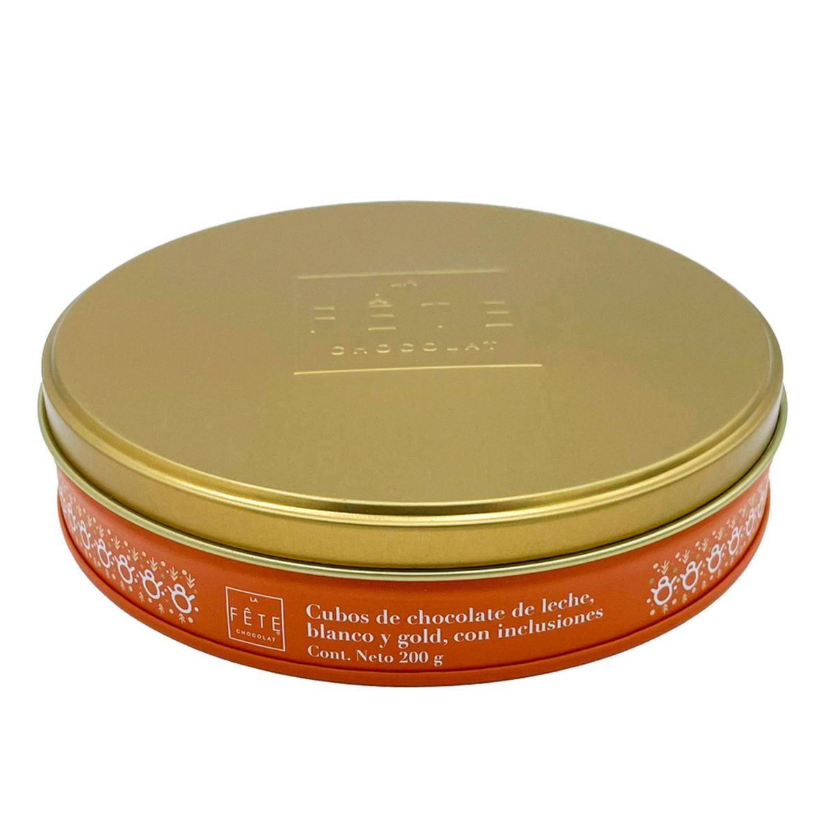 LA FETE - Lata Navidad 200gr Cubos Chocolates Surtidos La Fete