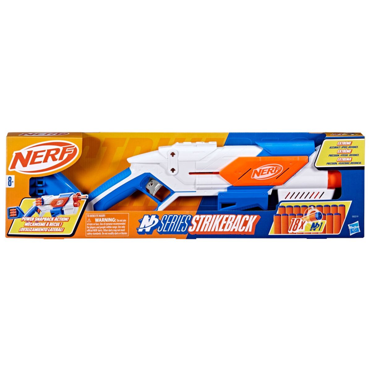 NERF - Lanzador N-Series Strikeback  Nerf