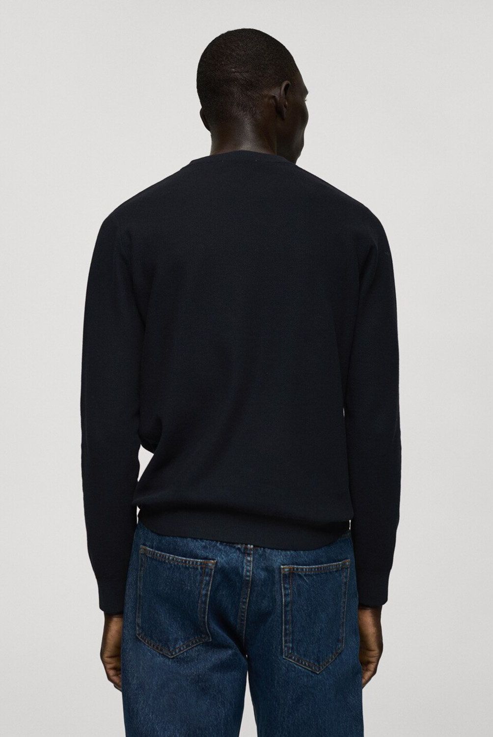 MANGO MAN - Sweater Punto Fino Algodón Hombre Mango Man