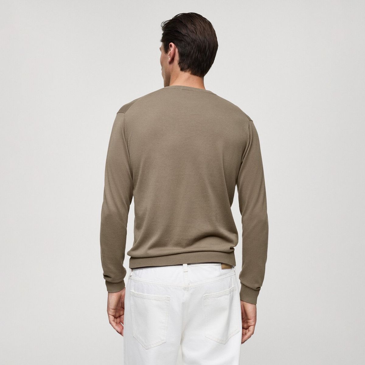 MANGO MAN - Sweater Avena Cuello Redondo Hombre Mango Man