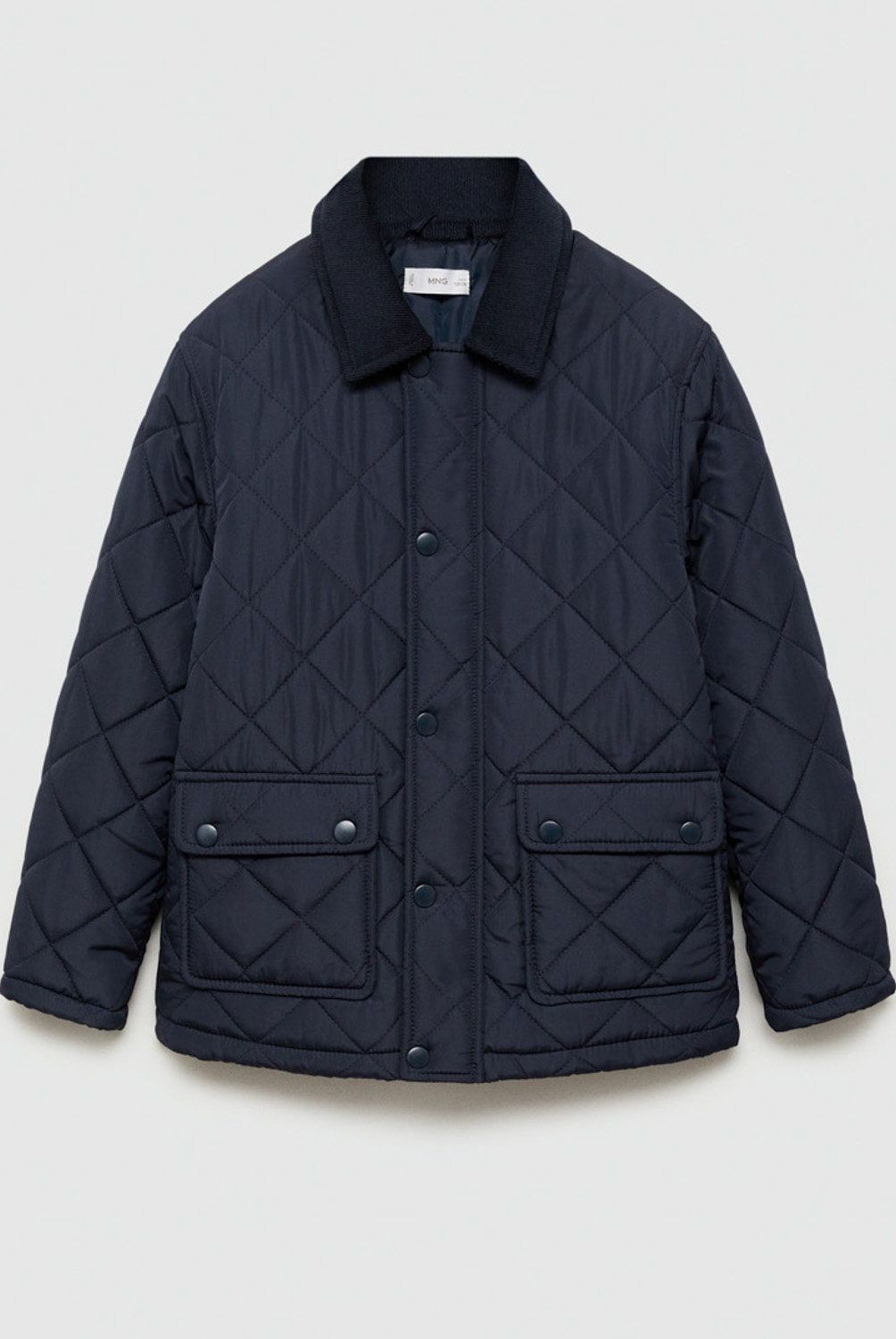 MANGO KIDS - Parka Acolchado Rombos Niño Mango Kids