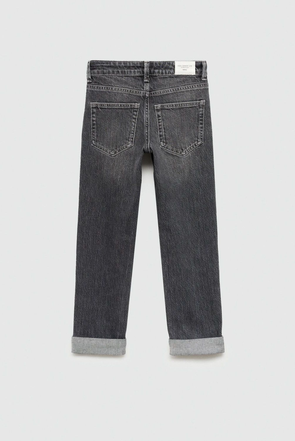 MANGO KIDS - Jeans Rectos Bajo Vuelta Niño Mango Kids