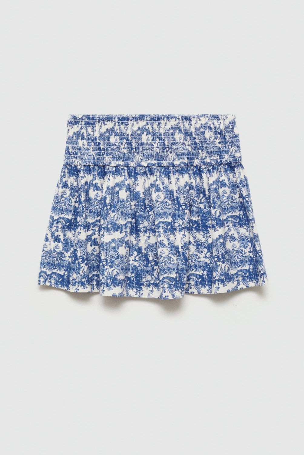 MANGO KIDS - Falda Plisada Estampada Niña Mango Kids