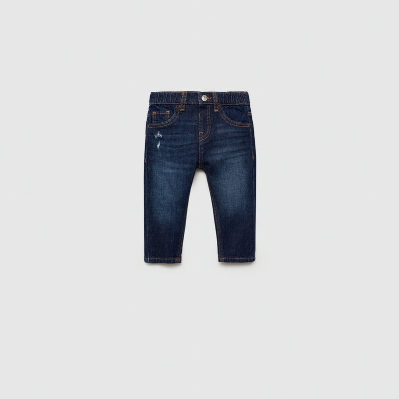 MANGO KIDS - Jeans Cintura Elástica Bebé Niño Mango Kids