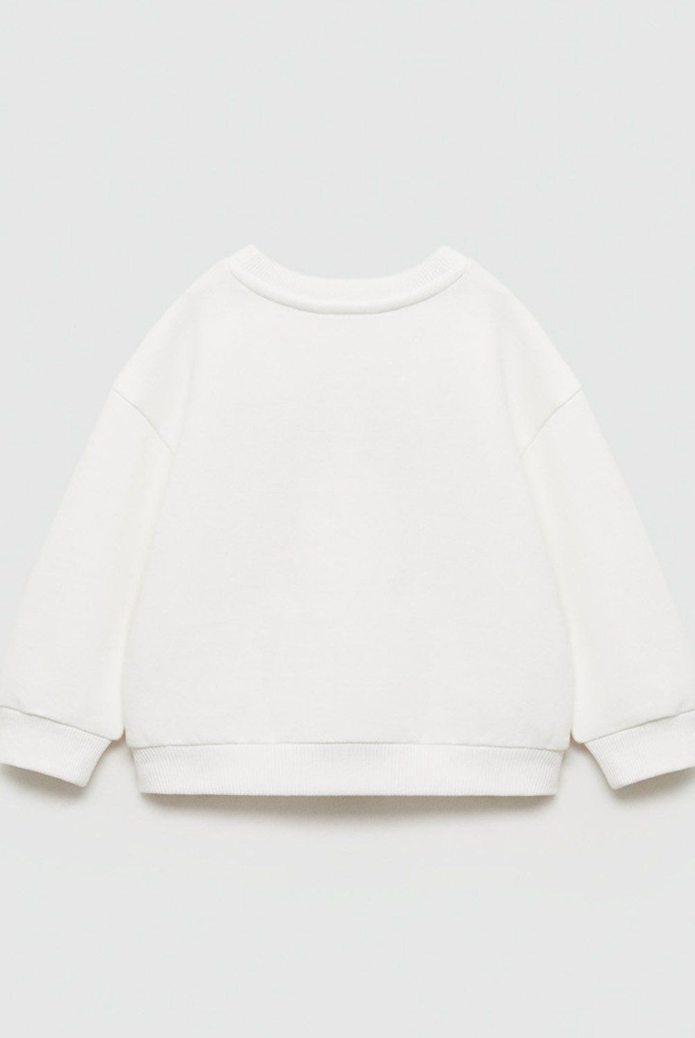 MANGO KIDS - Polerón Algodón Detalle Bordado Bebé Niña Mango Kids