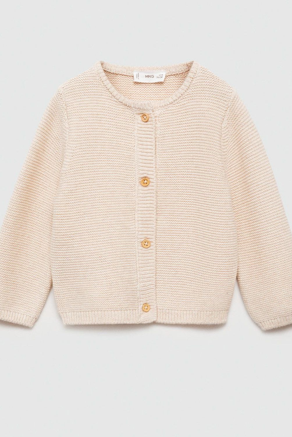 MANGO KIDS - Cárdigan Punto Botones Unisex Bebé Mango Kids