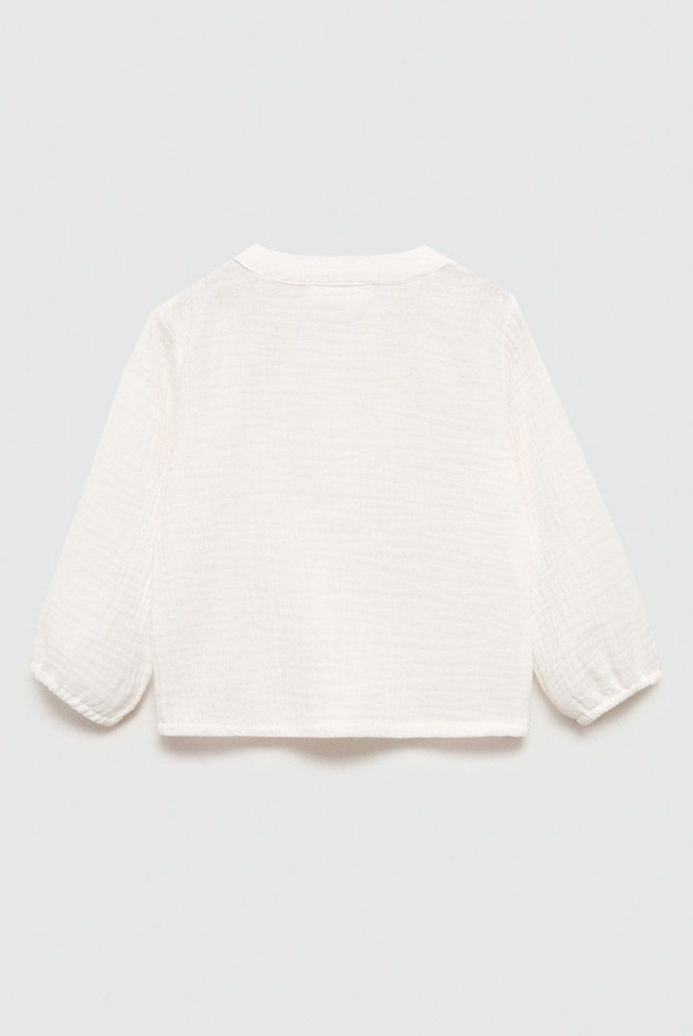 MANGO KIDS - Camisa Algodón Bambula Unisex Bebé Mango Kids