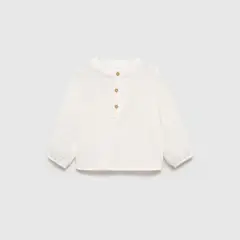 MANGO KIDS - Camisa Algodón Bambula Unisex Bebé
