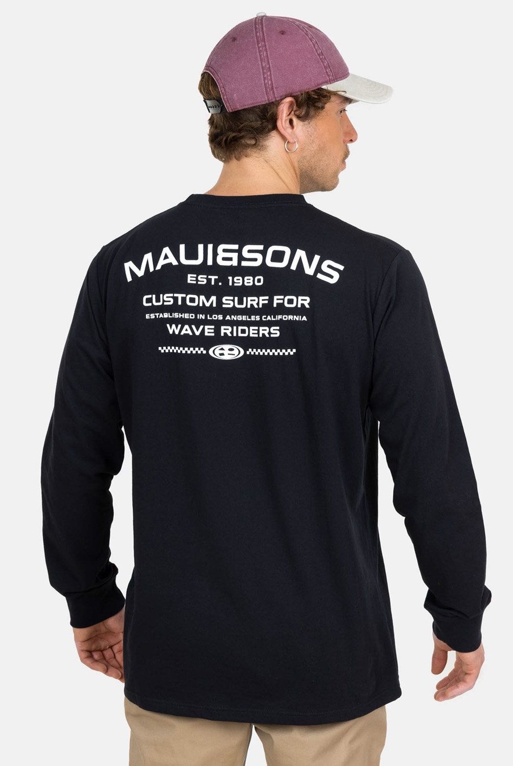 MAUI AND SONS - Polera Manga Larga Algodón Hombre Maui And Sons