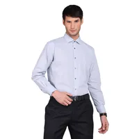 Camisa De Vestir Manga Larga Algodón Hombre