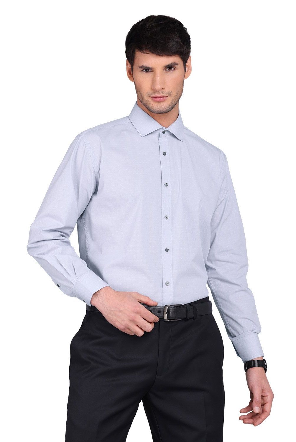 ARROW - Camisa De Vestir Manga Larga Algodón Hombre Arrow
