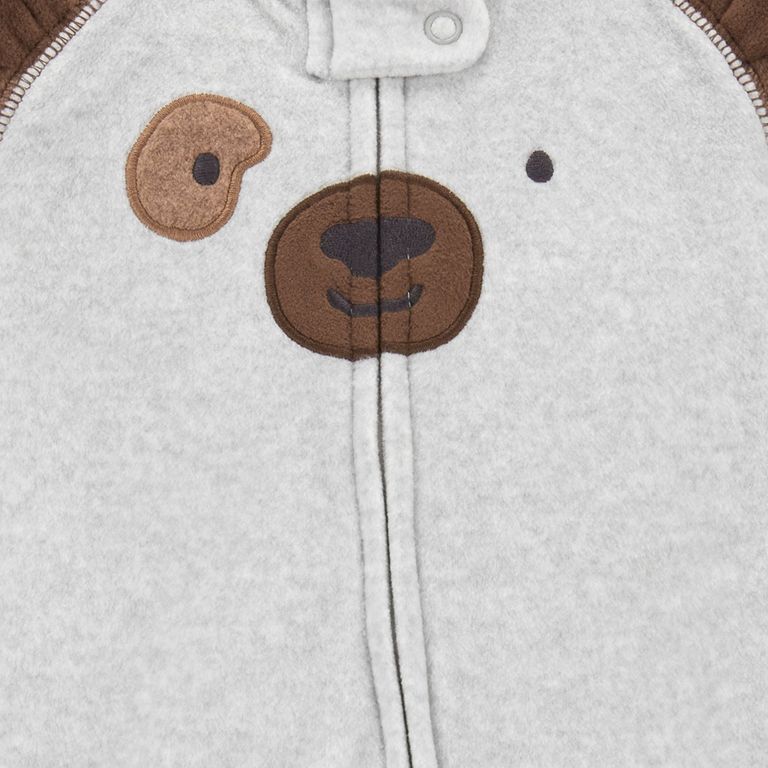 Pijama Polar Aplicación Bebé Niño