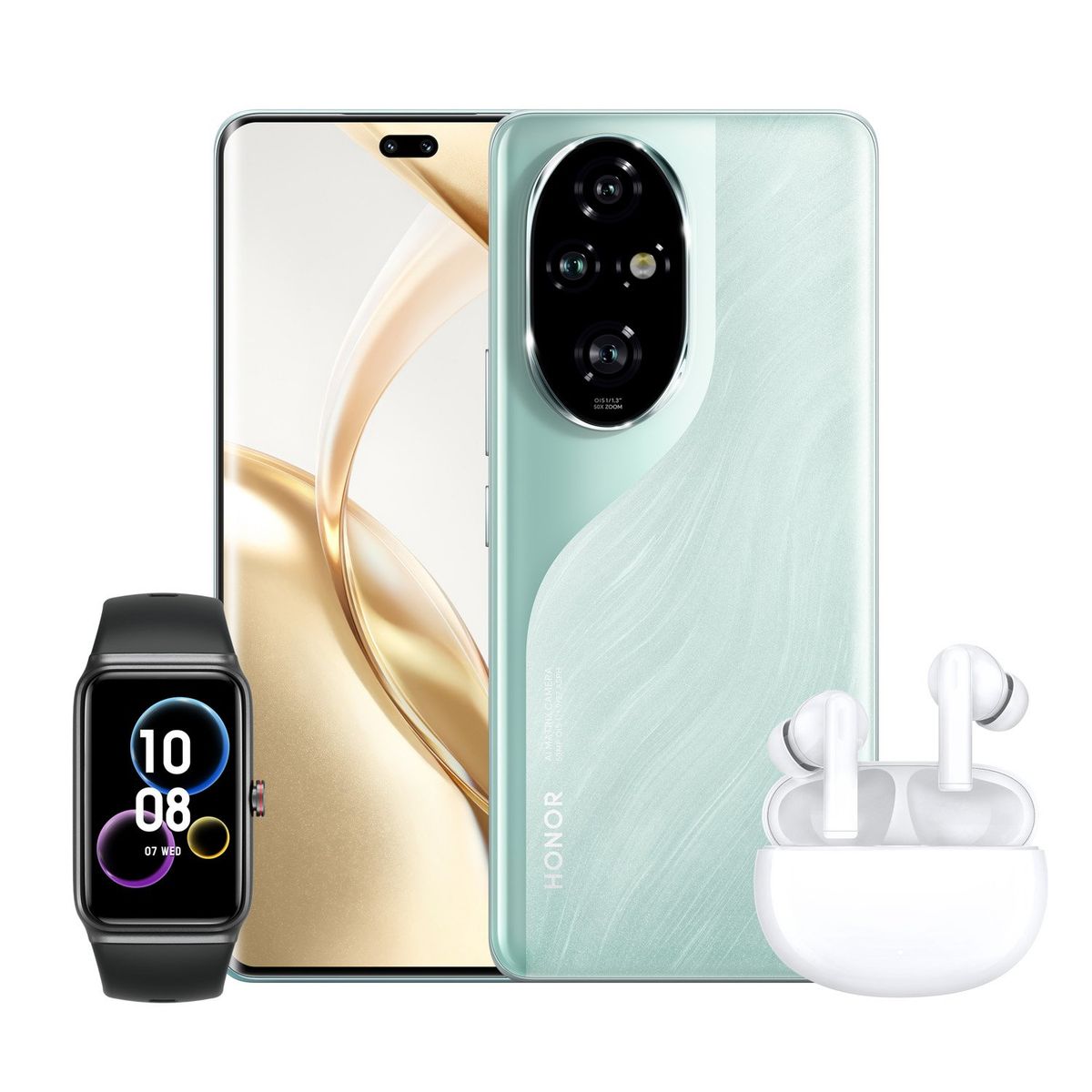 HONOR - Celular Honor 200 Pro 512GB + Audífono Tws X5 Noise Cancelling + Band