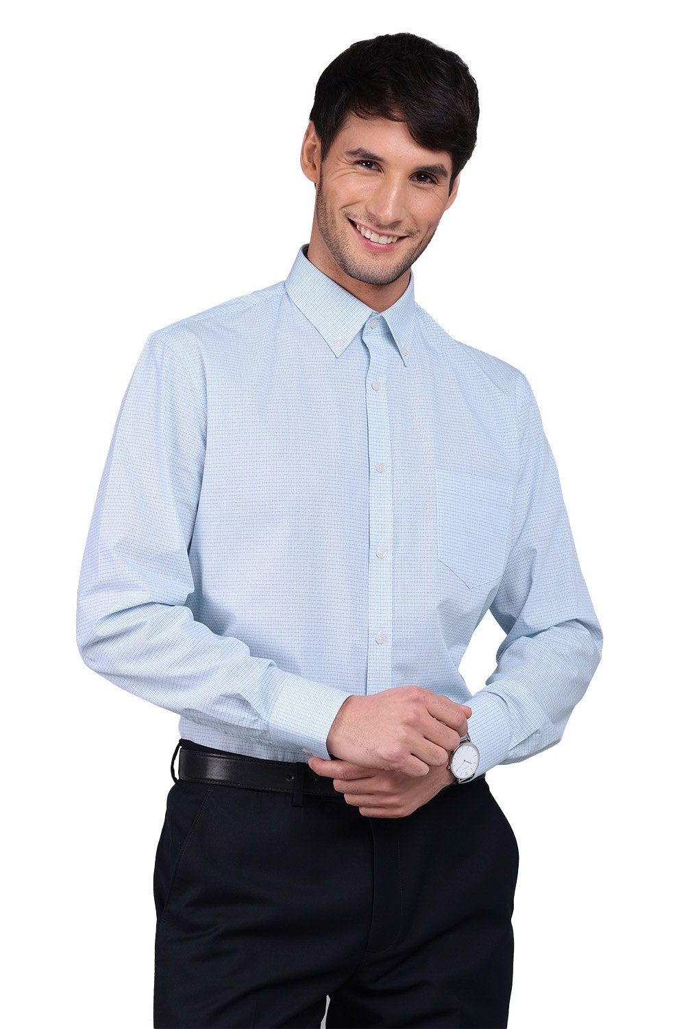 ARROW - Camisa De Vestir Manga Larga Algodón Hombre Arrow