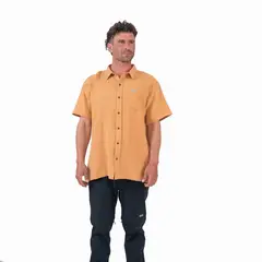 KAYA UNITE - Camisa Manga Corta Lino Hombre