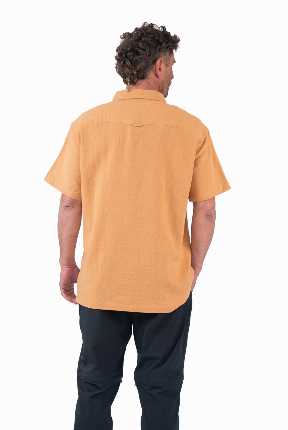 KAYA UNITE - Camisa Manga Corta Lino Hombre Kaya Unite