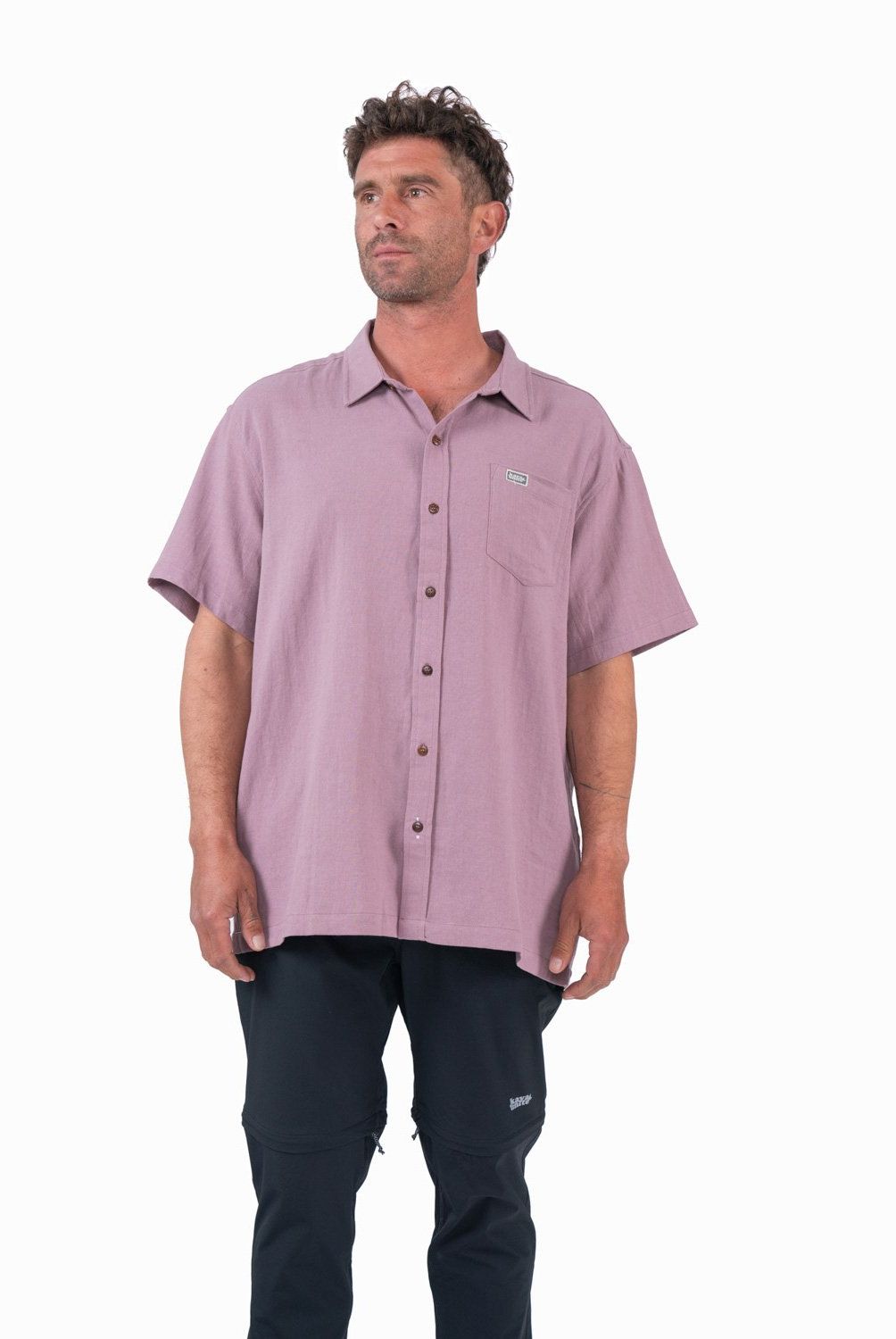 KAYA UNITE - Camisa Manga Corta Lino Hombre Kaya Unite