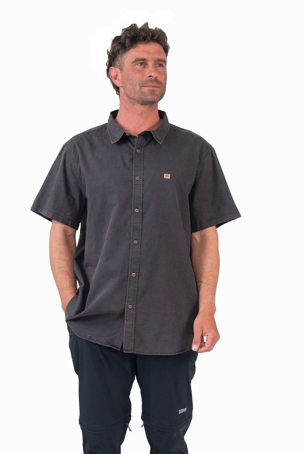 KAYA UNITE - Camisa Manga Corta Algodón Hombre Kaya Unite