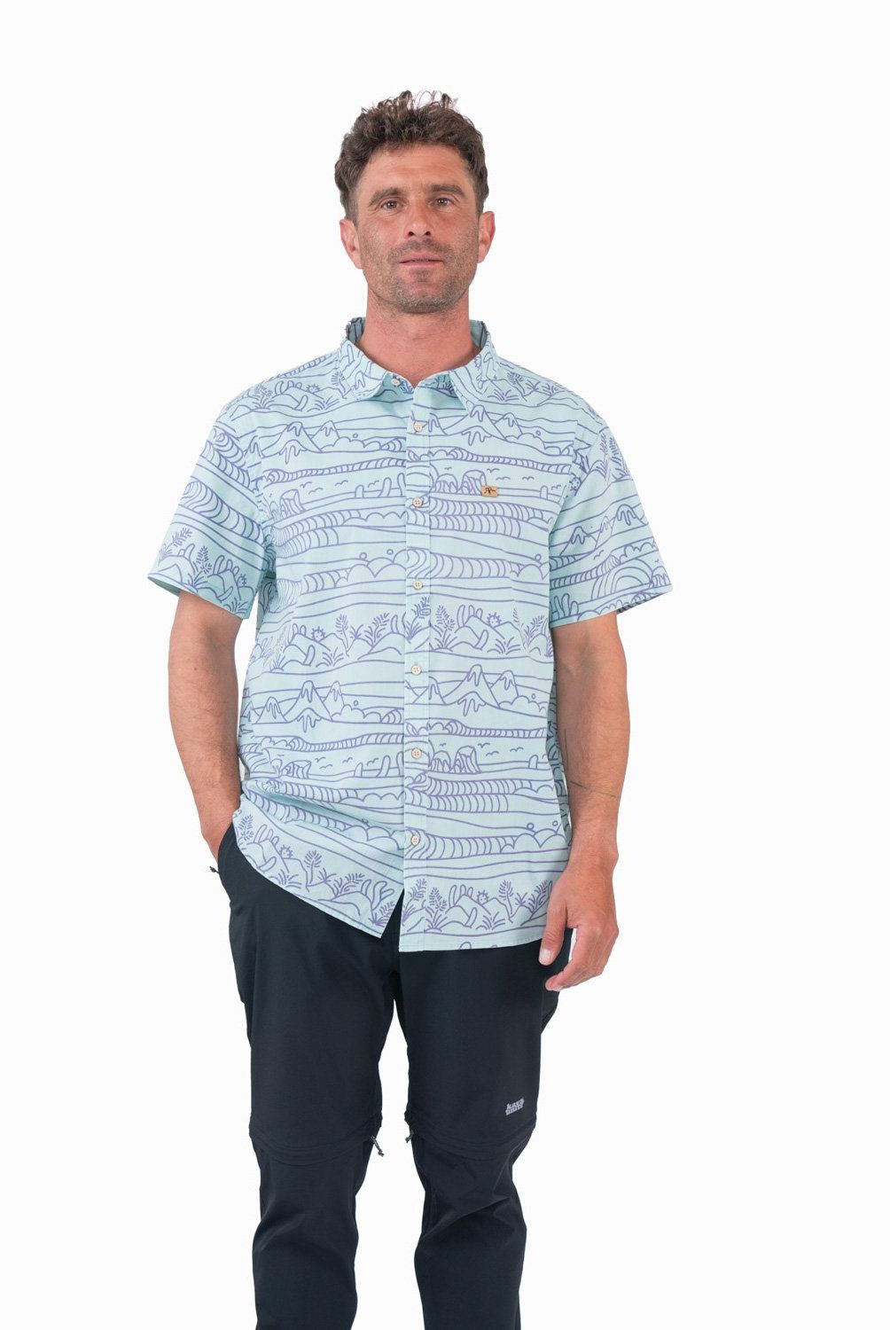 KAYA UNITE - Camisa Manga Corta Algodón Hombre Kaya Unite