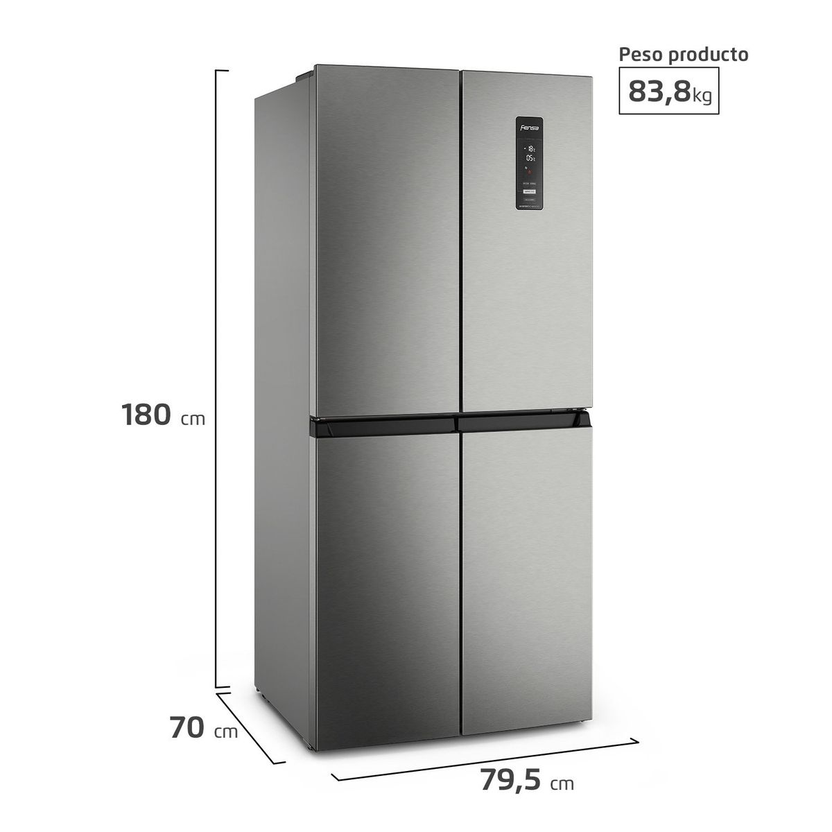 FENSA - Refrigerador French Door 401 Litros No Frost DQ79SU Fensa
