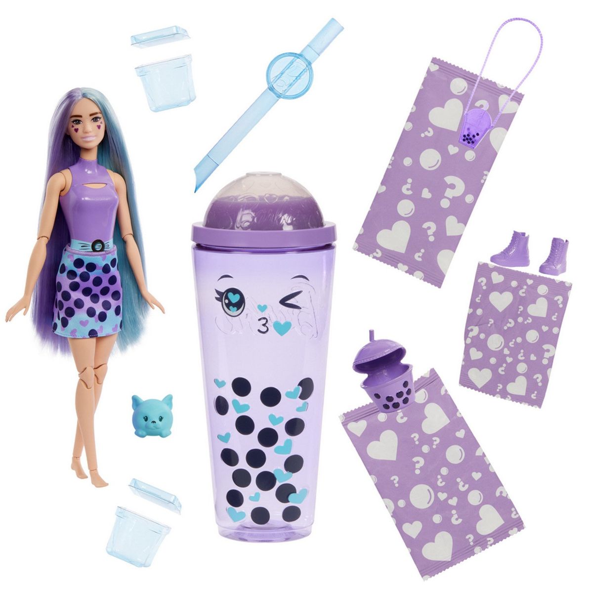 BARBIE - Pop Reveal Boba Tea Muñeca Sorpresa Barbie