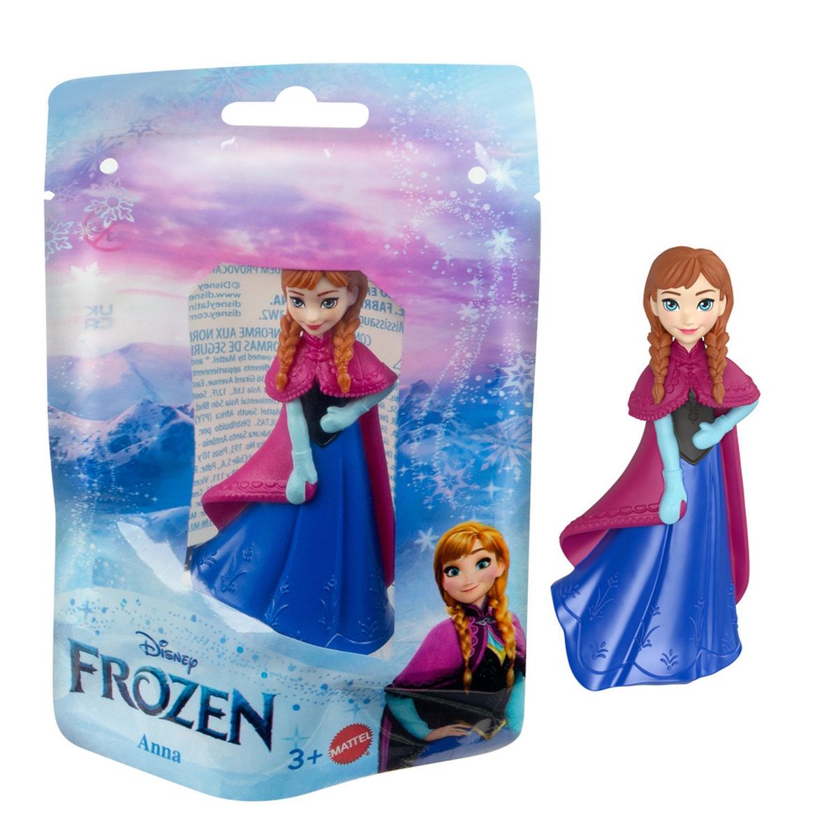 PRINCESAS - Frozen Muñeca Mini Reinas 7.5 Cm Disney