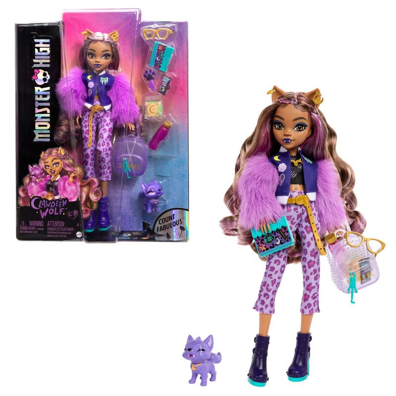 MONSTER HIGH - Muñeca Clawdeen Nuevo Look Monster High