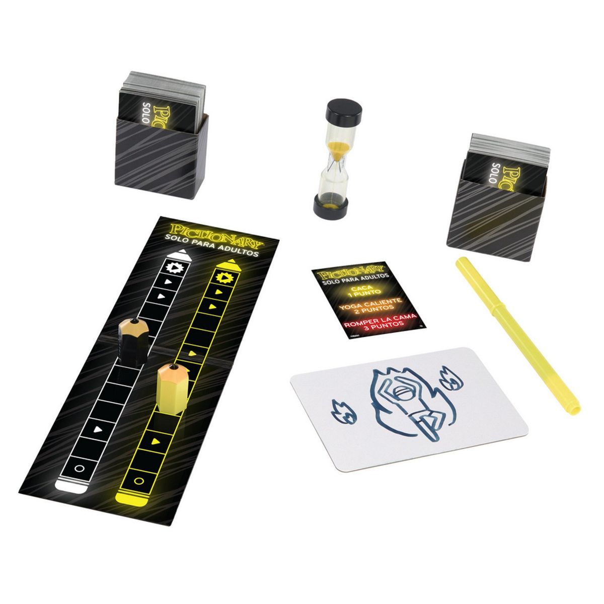 MATTEL - Juego de Mesa Pictionary Solo Para Adultos