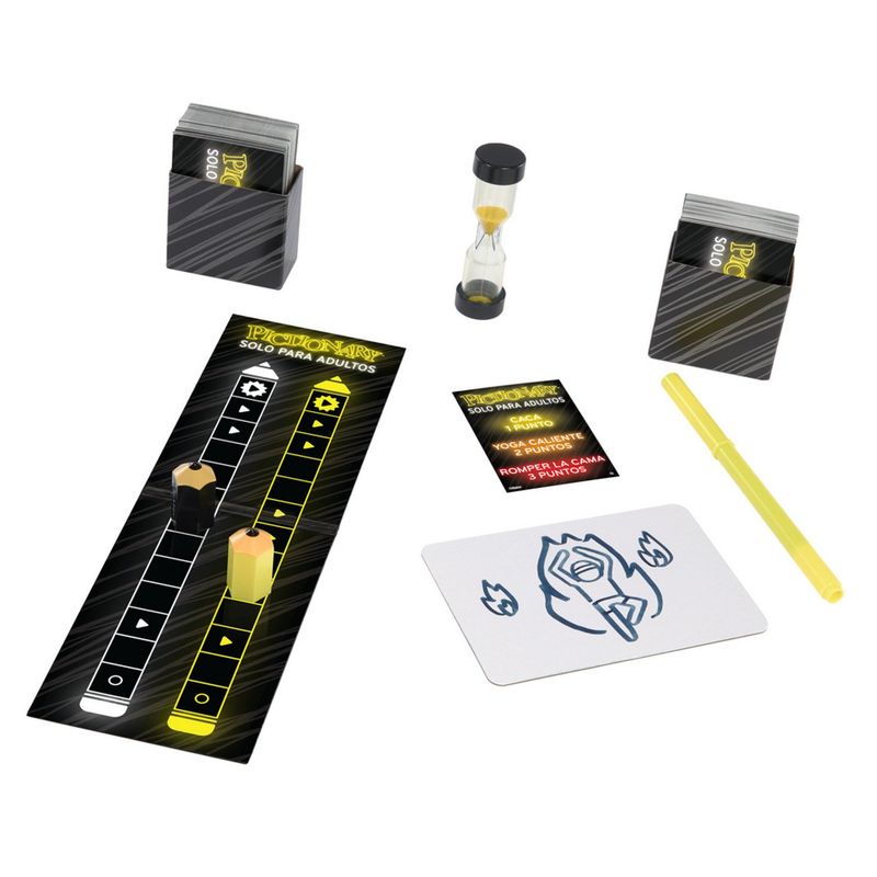 MATTEL - Pictionary Solo Para Adultos  Games Mattel